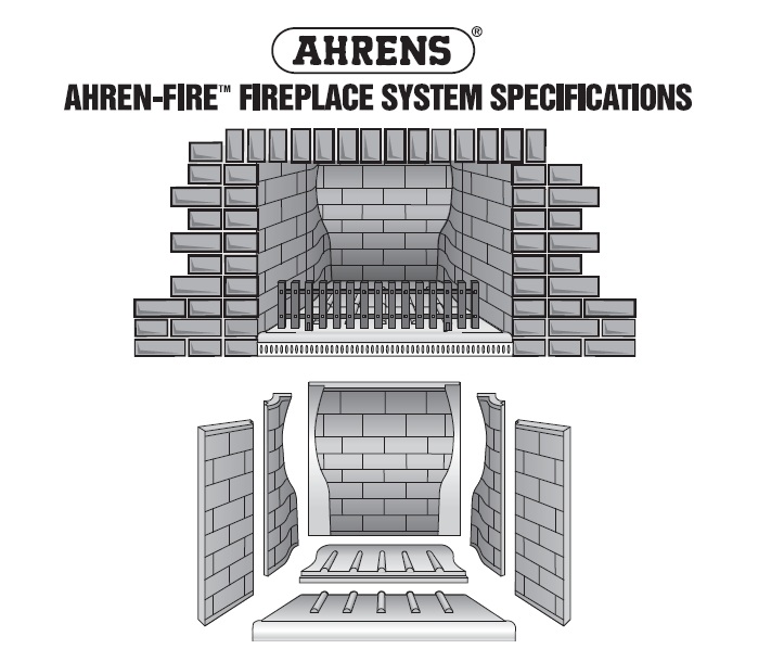 Ahren Fire Fireplace diagram