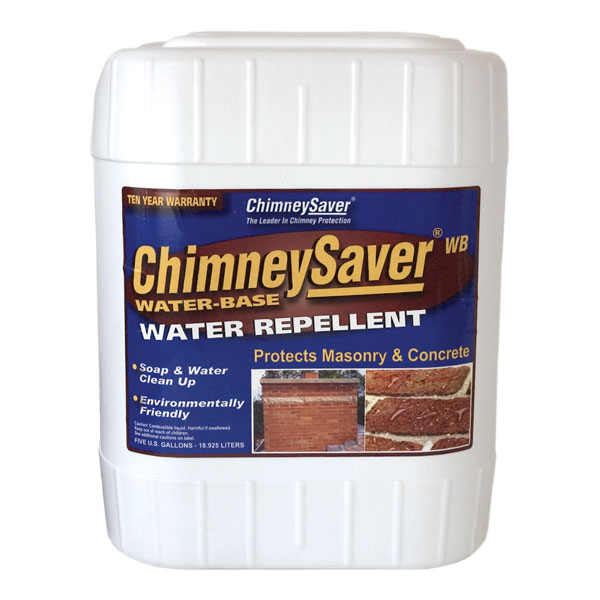 ChimneySaver Water Repellent protects masonry and concrete.